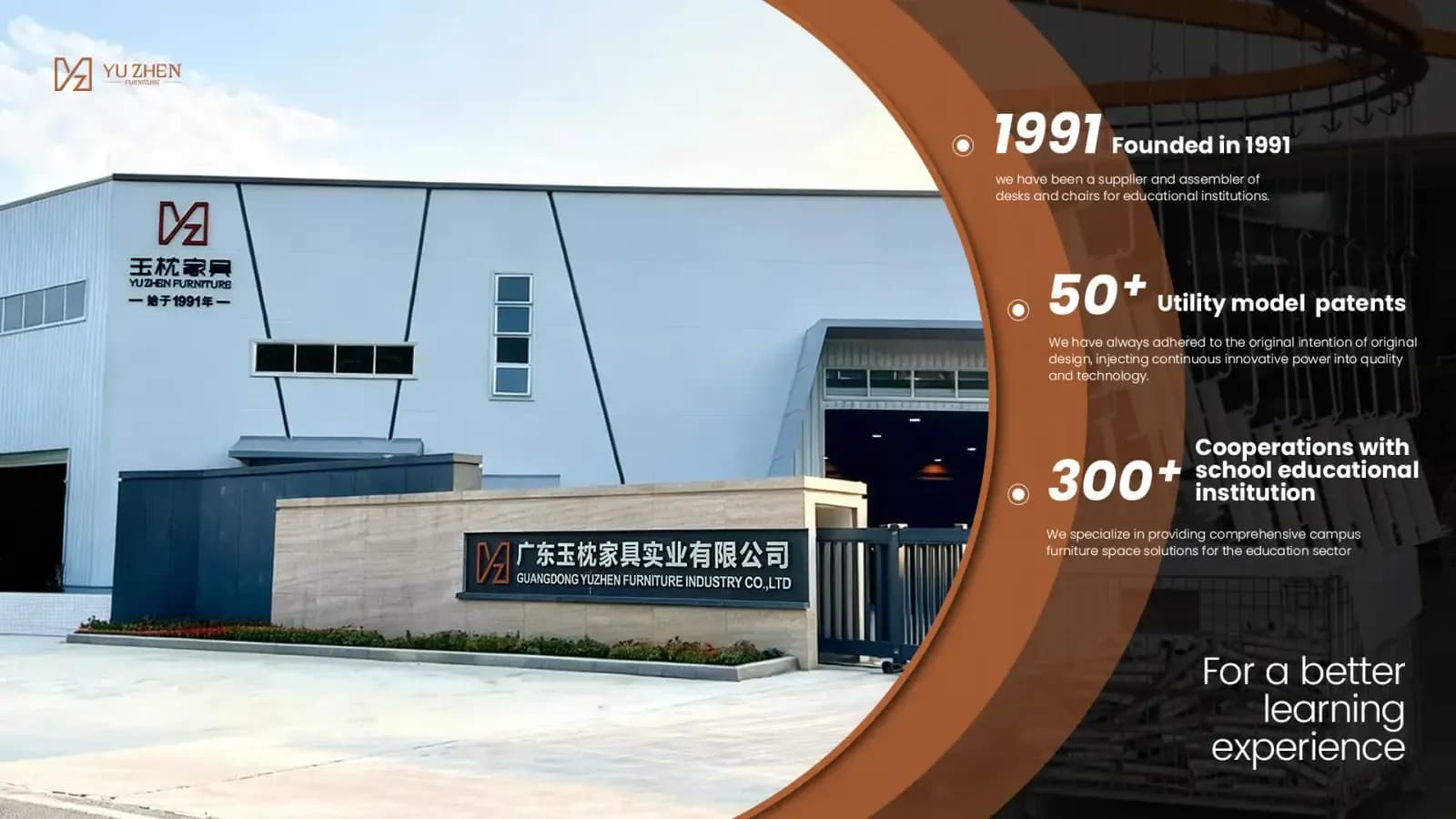 Cover image for Yuzhen Furniture advanced manufacturing equipment Cover image for Yuzhen Furniture advanced manufacturing equipment