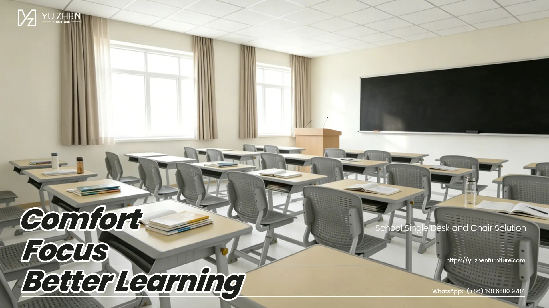 School single desk and chair solution comfort focus and better learning