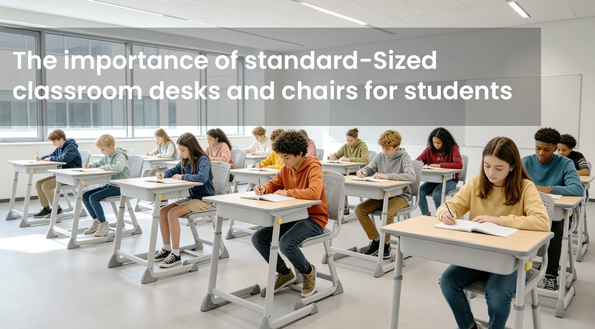 The importance of standard-Sized classroom desks and chairs for students